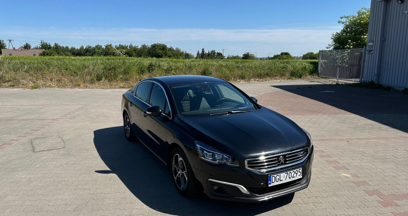 Peugeot 508 cena 42500 przebieg: 296000, rok produkcji 2016 z Głogów małe 301